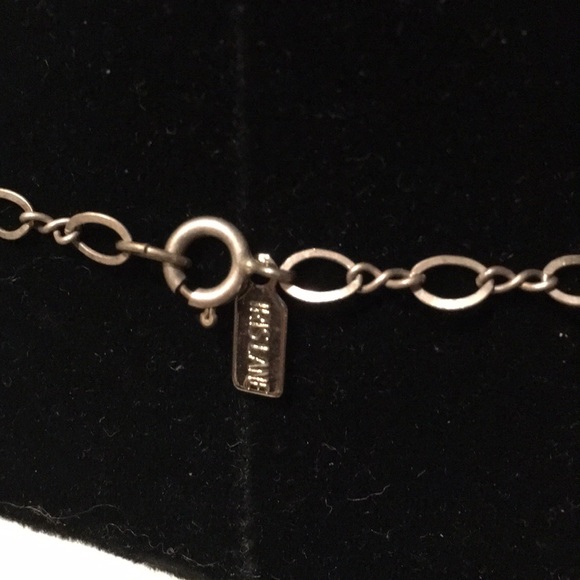 Iris Lane sterling silver gemstone dangle necklace - Picture 8 of 8